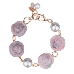 Roses and pearls bracelet - Camps & Camps