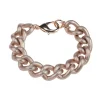 satin rose gold chunky bracelet - Camps & Camps