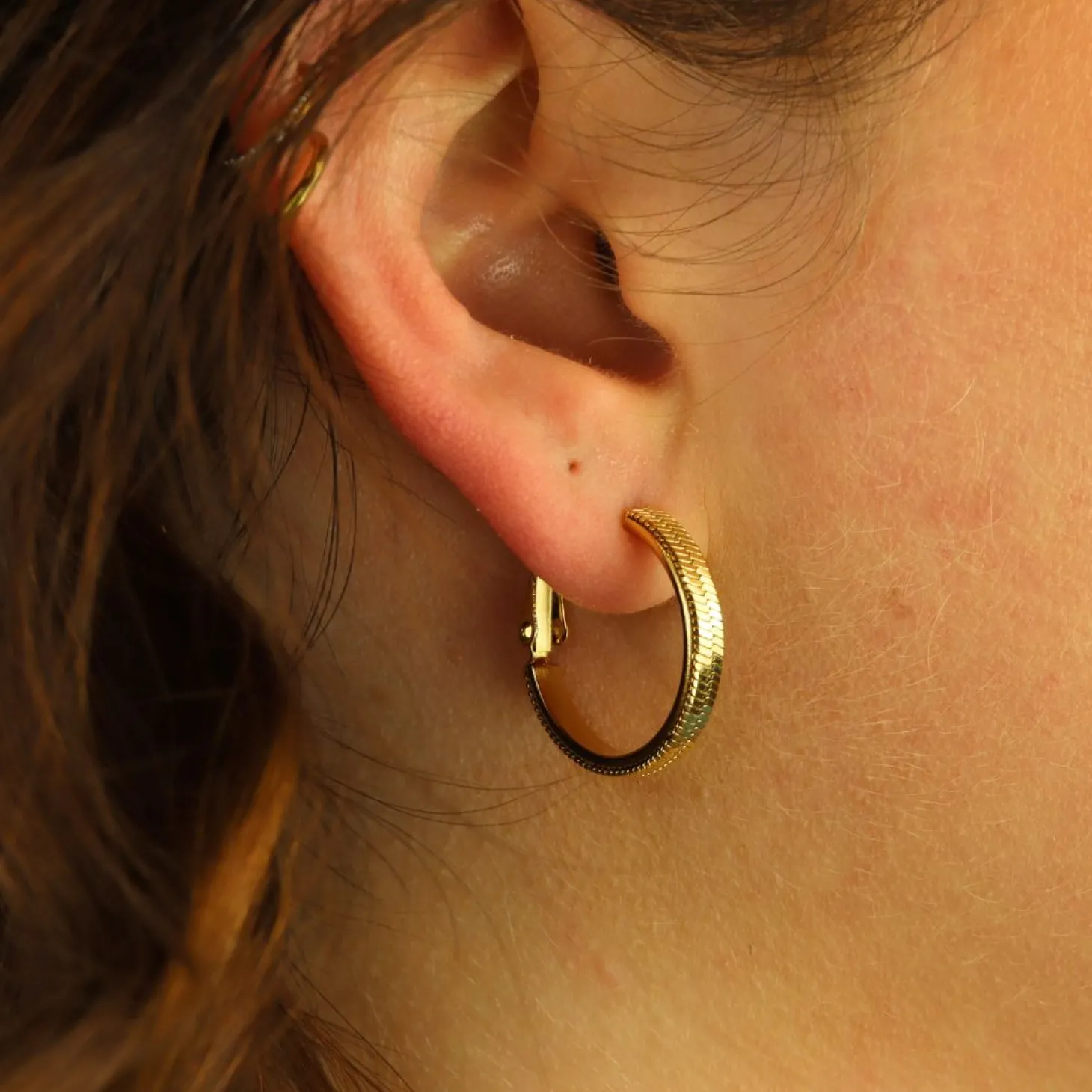 Small Relief Earrings