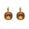 Smoked Topaz dormeuses - Camps & Camps