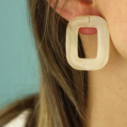 Square Chunky Earrings