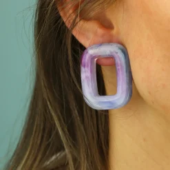 Square Chunky Earrings
