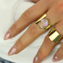 Swarovski Cappuccino Delight Oval Ring