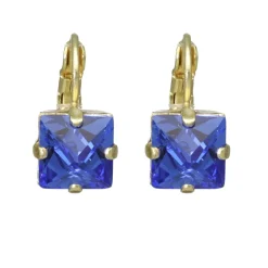 Swarovski Square Earrings