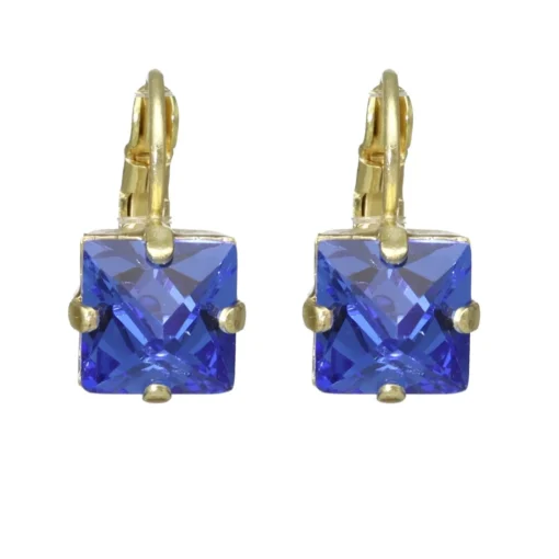 Swarovski Square Earrings