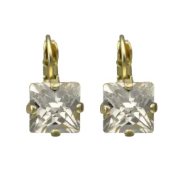 Swarovski Square Earrings