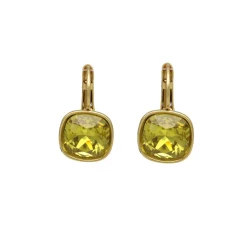 Swarovski Square Earrings