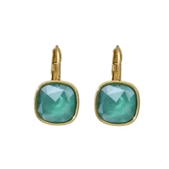 Swarovski Square Earrings