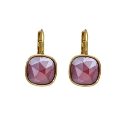 Swarovski Square Earrings
