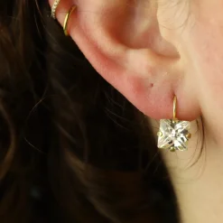 Swarovski Square Earrings