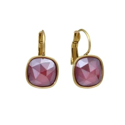 Swarovski Square Earrings