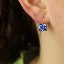Swarovski Square Earrings