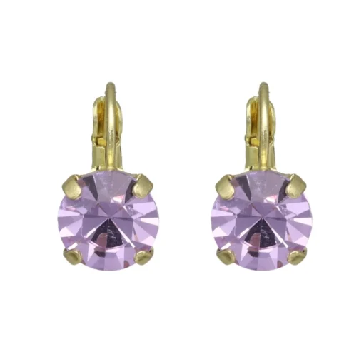 Swarovski Violet Earrings