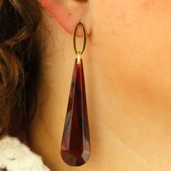 Transparent Burgundy Drop - Camps & Camps